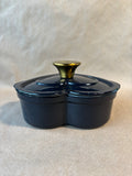 Smith Clark Ironworks 1Qt Heart Enamled Cast Iron Dish