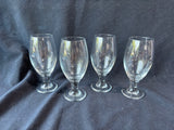 Set Of 4 Libbey Charisma Glass Goblets