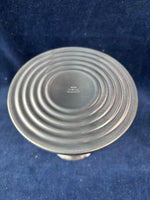 Pair Of Web Pewter Weighted Candle Holders