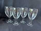 Set Of 4 Libbey Classic Glass Goblets