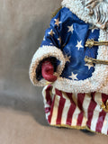 Americana Santa Figurine *Read Description*