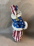 Americana Santa Figurine *Read Description*