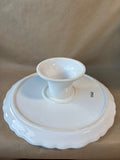 Ceriart S.A. White Ceramic Pedestal Cake Stand