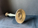 Pair Of Metal Grey Candlestick Holders