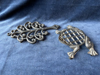 Pair Of Cast Iron Trivets