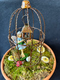 Dept 56 Pot W/ Fair Decor