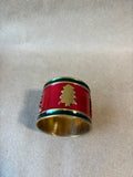 Set Of 4 Pier 1 One Imports Holiday Christmas Napkin Rings Brass