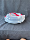Round Pie Dish W/ Plastic Lid (A)