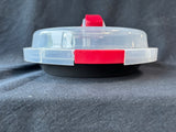 Round Pie Dish W/ Plastic Lid (A)