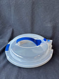 Round Pie Dish W/ Plastic Lid (B)