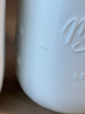 Pair Of Tabletop Gallery Mason Ceramic Jars