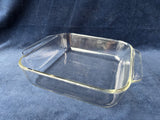 Pair Of Pyrex Glass Baking Dishes