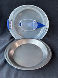 Round Pie Dish W/ Plastic Lid (B)