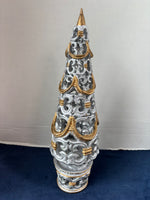 Silver/Gold Toned Glitter Christmas Tree*Read Description*