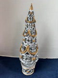 Silver/Gold Toned Glitter Christmas Tree*Read Description*