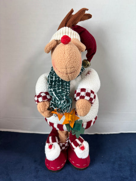 Plush Rudolph Reindeer Christmas Toy