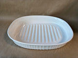 Corning Ware French White F-4-B Open Roaster