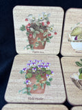 Wedgewood Style Sarah's Garden Coasters Set Of 6