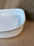Corning Ware 4.5L French White F-21-B Open Roaster Lasagna Casserole Dish