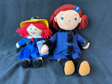 Lot Of 2 Plush Dolls