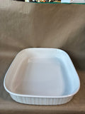 Corning Ware 4.5L French White F-21-B Open Roaster Lasagna Casserole Dish
