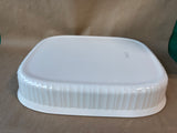 Corning Ware 4.5L French White F-21-B Open Roaster Lasagna Casserole Dish