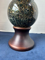 Kirklands Wooden Orb Vase *Read Description*