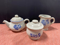 Pfaltzgraff “Yorktowne” 3 Piece Tea Set