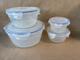 Lock & Lock Set Of 4 Nesting Storage Containers