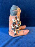 Storyteller Navajo Figurine Signed With Book On Storytellers