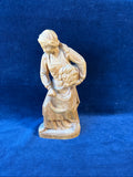 Hand Carved Wooden Woman-Made In Germany