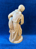 Hand Carved Wooden Woman-Made In Germany