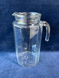 Tall Glass Pitcher