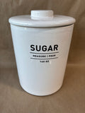 West Elm Ceramic Sugar Kitchen Canister (2 Available, Priced Individually)