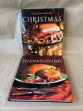 Williams-Sonoma Holiday Cookbook Lot-2 Books