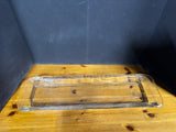 Heavy Clear Rectangular Glass Serving Tray
