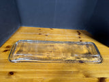 Heavy Clear Rectangular Glass Serving Tray