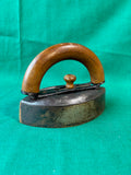 Cast Iron Sad Iron W/Wooden Handle (B)