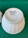 Set Of 3 Anthropologie Biscuit Ceramic Bowls Made In Portugal