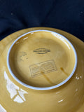 Large Williams Sonoma Pumpkin Themed Centerpiece Bowl Hand Crafted Pottery Italy *Read Description*