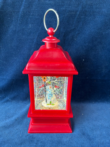 Light Up Snowman Lantern