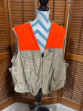 Columbia Vest Hunting Orange Tan Men's Size XL *Read Description*