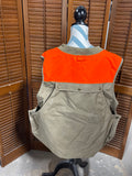Columbia Vest Hunting Orange Tan Men's Size XL *Read Description*
