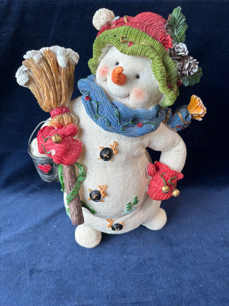 Resin Snowman Table Top Decor *Read Description*