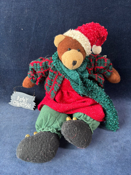 Beary Christmas Shelf Sitting Bear