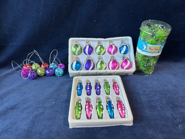 Mini Tree Ornament Lot
