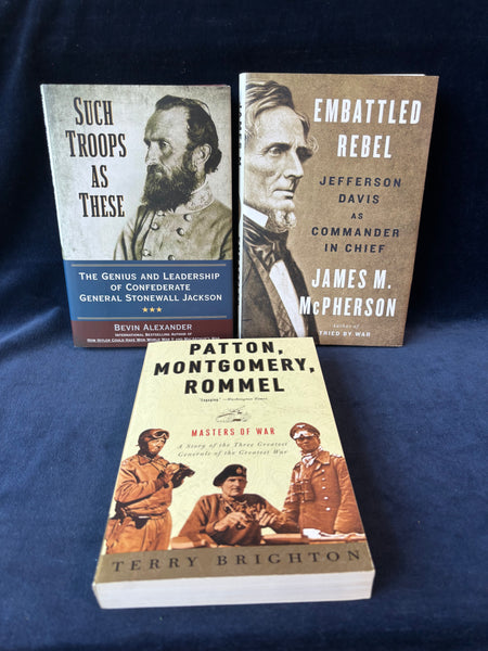Leaders of War Book Lot (3)