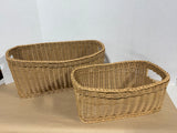 Lot Of 2 Woven Baskets