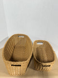 Lot Of 2 Woven Baskets