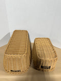 Lot Of 2 Woven Baskets
